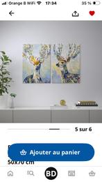 IKEA tableau reproduction RENNES 2 pieces, Enlèvement, Neuf