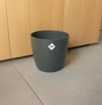 Donkergrijze antraciet kunststof bloempot Brussels 3,3L Elho, Enlèvement ou Envoi, Synthétique, Intérieur