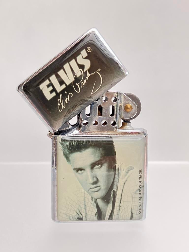 Vintage Elvis Presley aansteker, Champ, Verzamelen, Ophalen of Verzenden, Zo goed als nieuw, Aansteker