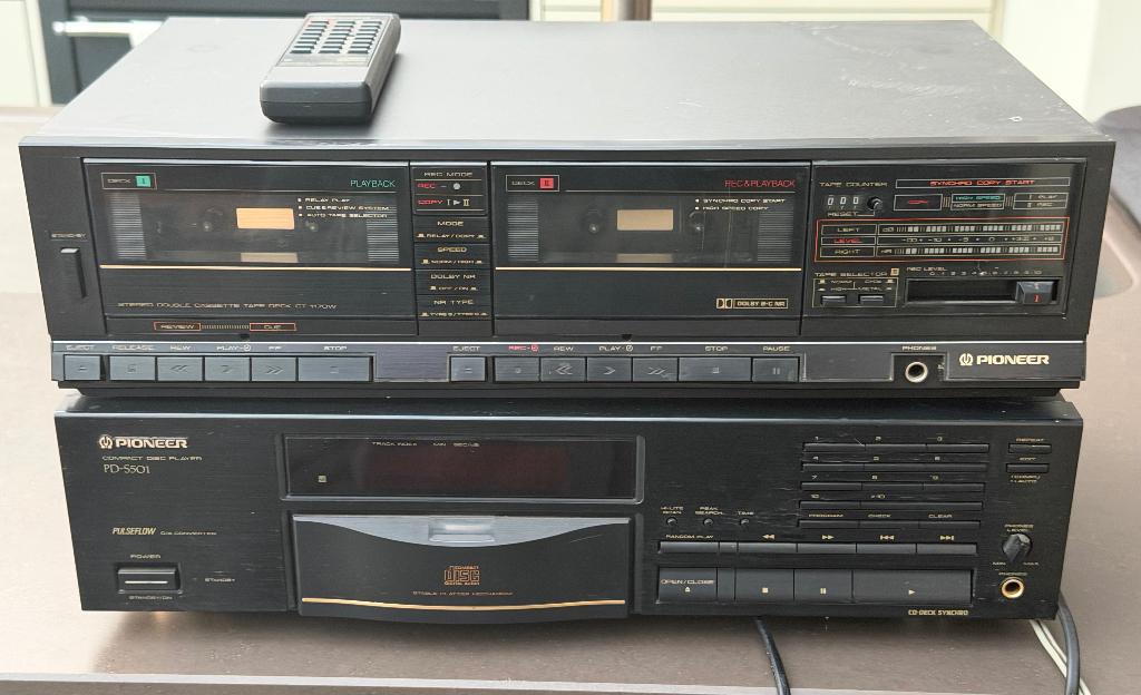 Cd speler - cassettespeler, Enlèvement, Utilisé, Pioneer