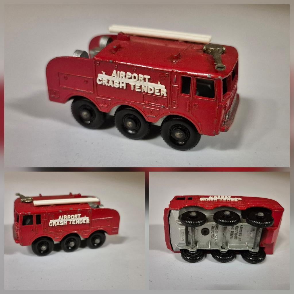 Matchbox lesney 63-B Foamite Crash Tender., Ophalen of Verzenden, Gebruikt, Bus of Vrachtwagen