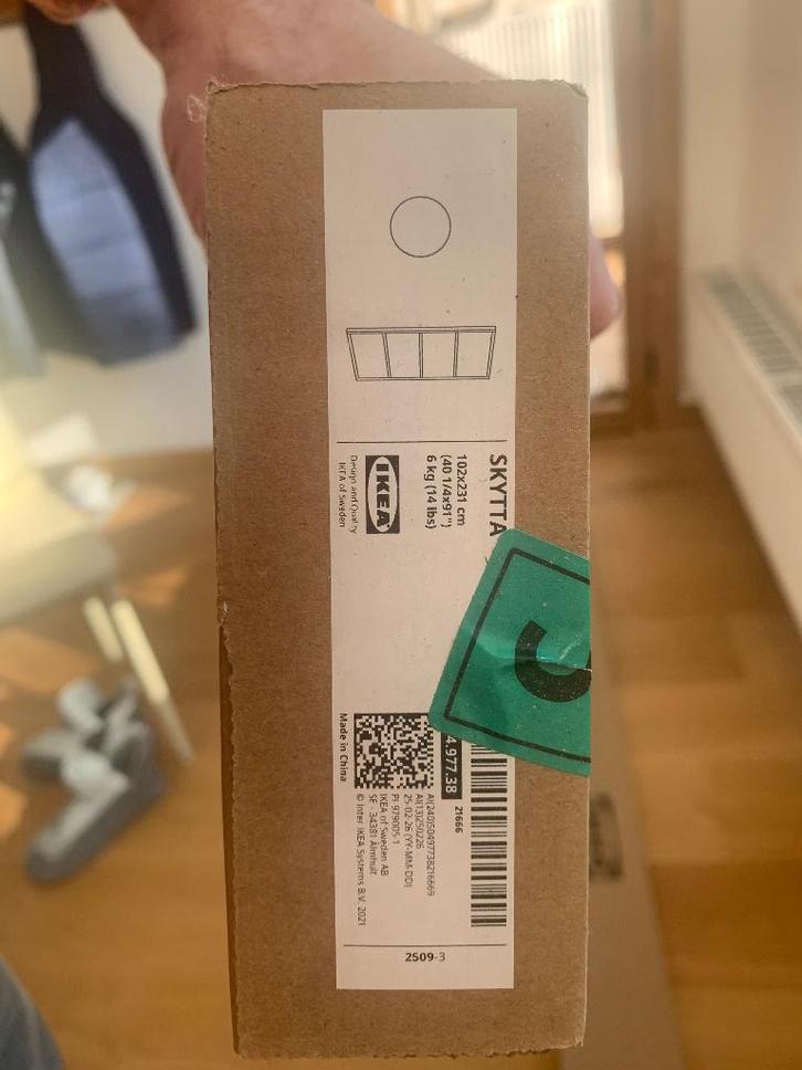 2 x IKEA schuifdeur frames SKYTTA 102x231 wit, Huis en Inrichting, Kasten | Overige, Nieuw, Ophalen