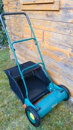 Handgrasmaaier, Tuin en Terras, Grasmaaiers, Ophalen, Zo goed als nieuw, Handgrasmaaier, Opvangzak