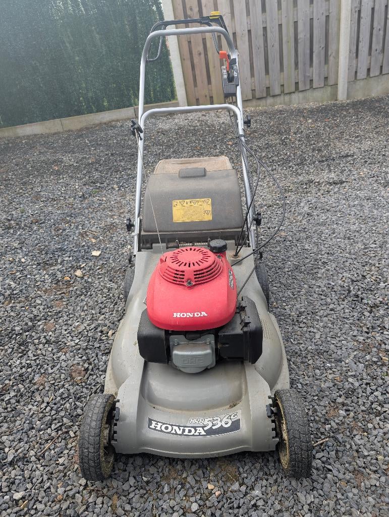 Grasmaaier benzine Honda HRB536c, Tuin en Terras, Ophalen, Cirkelmaaier, Honda, Gebruikt