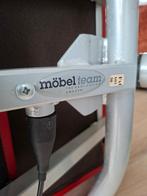 Rode retro / vintage relaxzetel met voetsteun, Ophalen