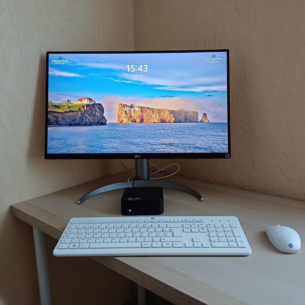 PC COMPLET Ultra-Compact (Ryzen 7 - 32Go RAM) + Écran LG 4K, Informatique & Logiciels, Enlèvement, 32 GB, Gaming, SSD