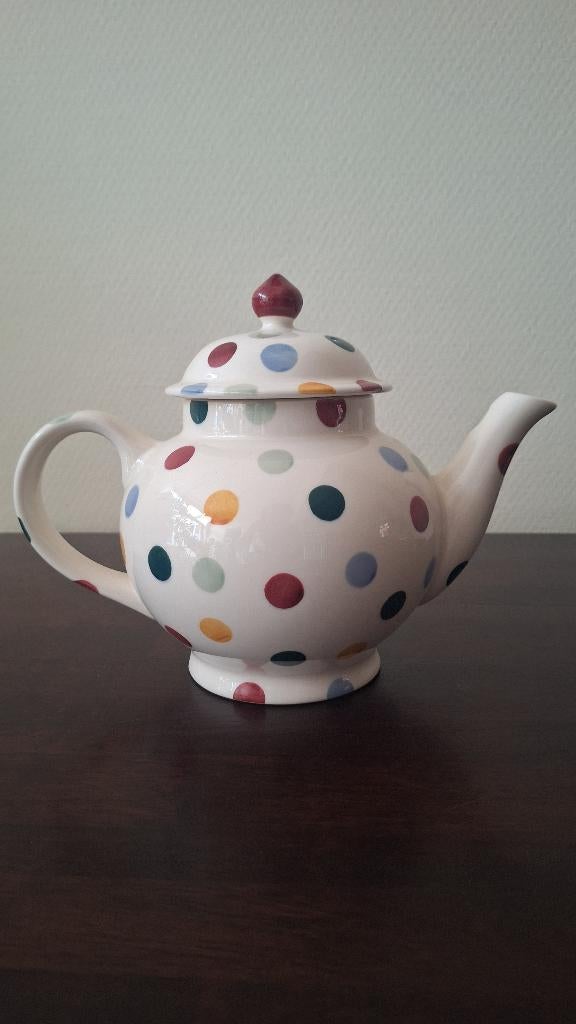 EMMA BRIDGEWATER theepot polka dots 4 kopjes NIEUW, Keramiek, Overige typen, Nieuw, Ophalen of Verzenden