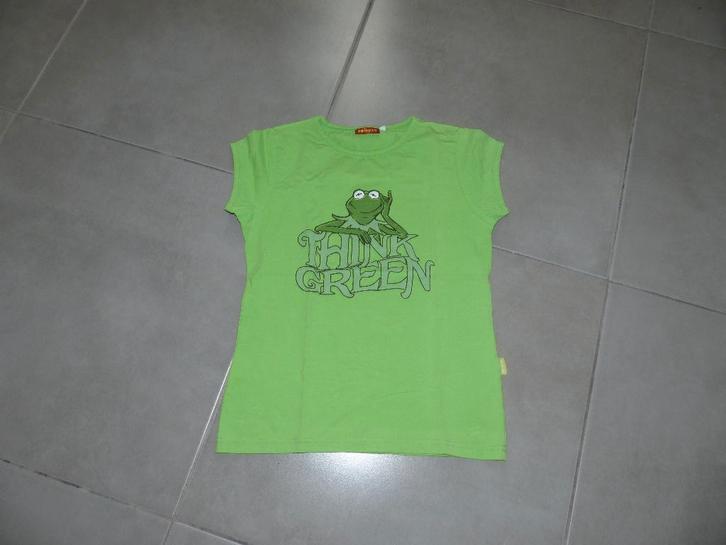 Muppets groen t-shirt korte mouwen - small, Kleding | Dames, T-shirts, Zo goed als nieuw, Maat 36 (S), Groen, Korte mouw, Ophalen of Verzenden