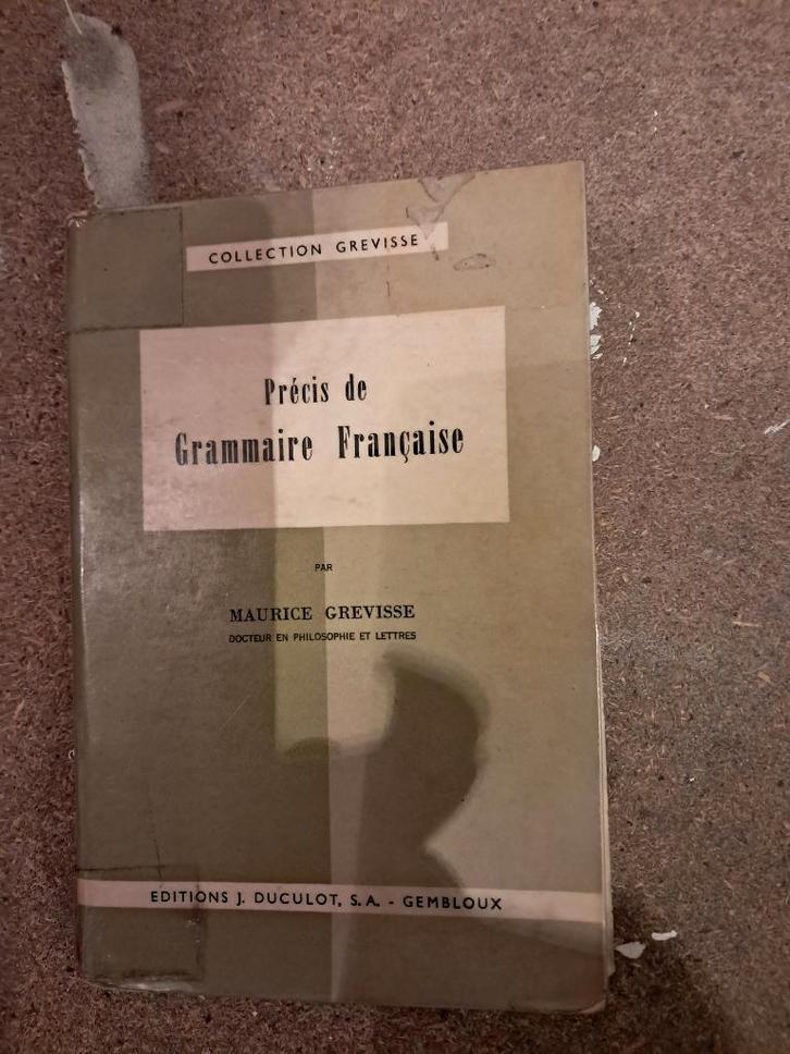 Précis de grammaire française : 1957 Grevisse Maurice., Livres, Langue | Français, Utilisé, Enlèvement