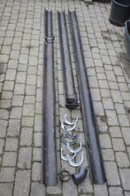 Dakgoot PVC dakgoten G125 + afvoerbuis + toebehoren (1 LOT), Enlèvement, PVC, Gouttière
