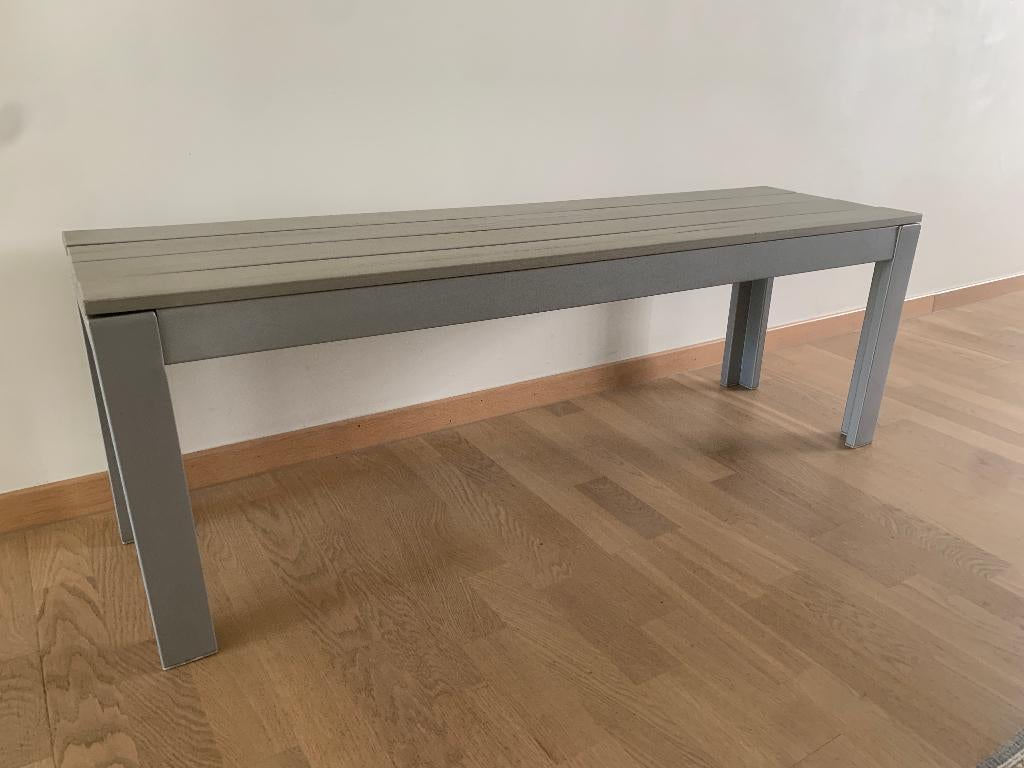 BANC IKEA JARDIN / TERRASSE /  intérieur / extérieur, Enlèvement, Utilisé, Gris, Métal