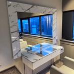 SPIEGEL KAPTAFEL MARMER WIT MAKE UP TAFEL MUA WHITE, Enlèvement ou Envoi, Neuf