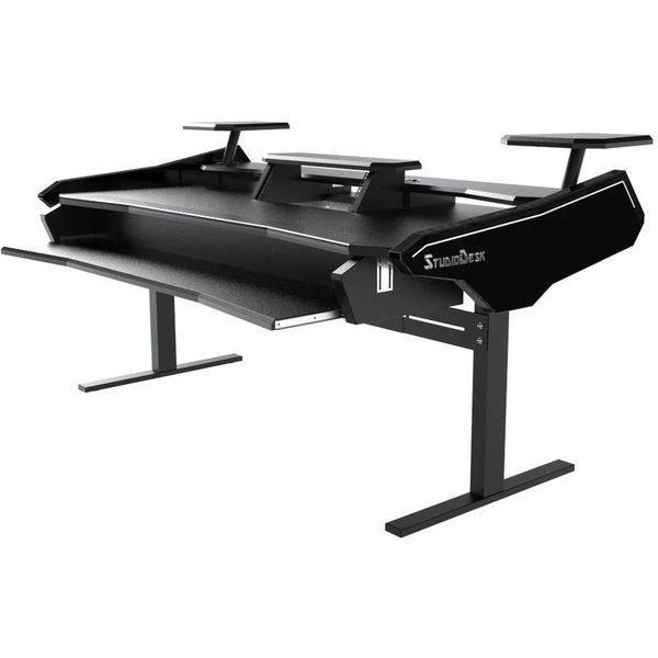 Electric Sit & Stand Studio Desk limited edition red, Huis en Inrichting, Bureaus, Gebruikt, Stabureau, Elektrisch, In hoogte verstelbaar