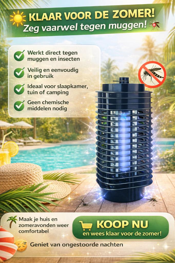 anti muggenlamp, Ophalen of Verzenden, Nieuw