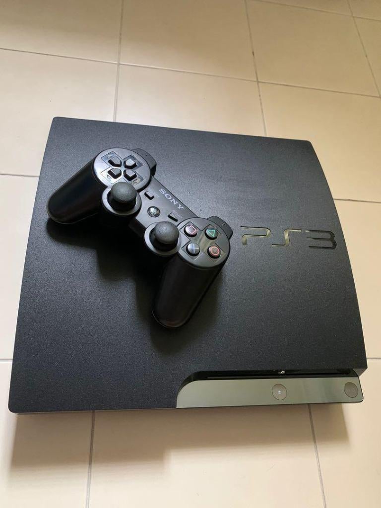 Ps3 Slim 120gb, Games en Spelcomputers, Spelcomputers | Sony PlayStation 3, Ophalen, Gebruikt, 120 GB, Met 1 controller