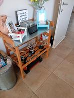 Plantentafel met alu werkblad in hout, Ophalen, Hout