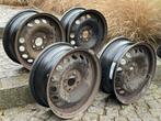 4 14 inch plaatmetalen velgen voor Fiat/Ford, Ophalen, 14 inch, Gebruikt, Velg(en)