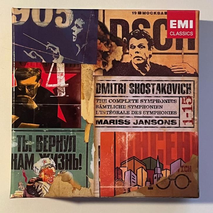 Shostakovich: Symphonies 1-15, Jazz Suites - Jansons - 10CD, CD & DVD, CD | Classique, Comme neuf, Orchestre ou Ballet, Du modernisme à nos jours