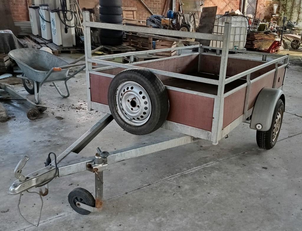 Aanhangwagen 230 x 130 nieuwe as, Auto diversen, Aanhangers en Bagagewagens, Ophalen