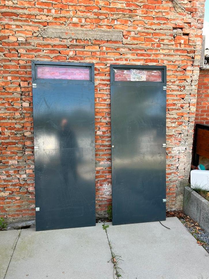 Dubbele deur met slot, nieuw, Doe-het-zelf en Bouw, Deuren en Vliegenramen, Nieuw, Buitendeur, Minder dan 200 cm, Minder dan 80 cm