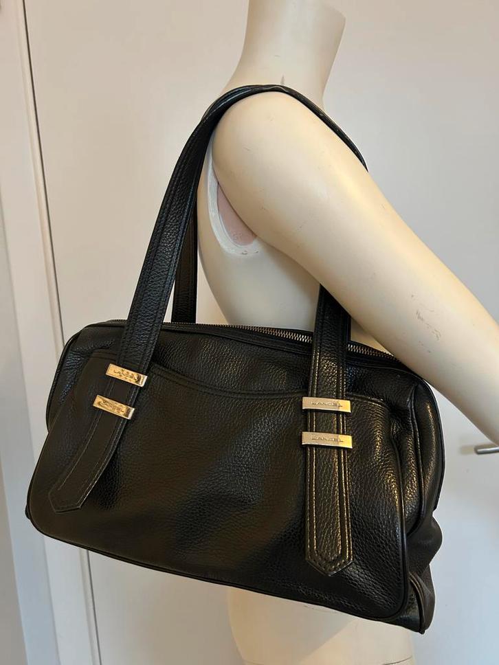 Lancel sac cuir grainé noir anses, Bijoux, Sacs & Beauté, Sacs | Sacs Femme, Utilisé, Sac à main, Noir, Enlèvement ou Envoi
