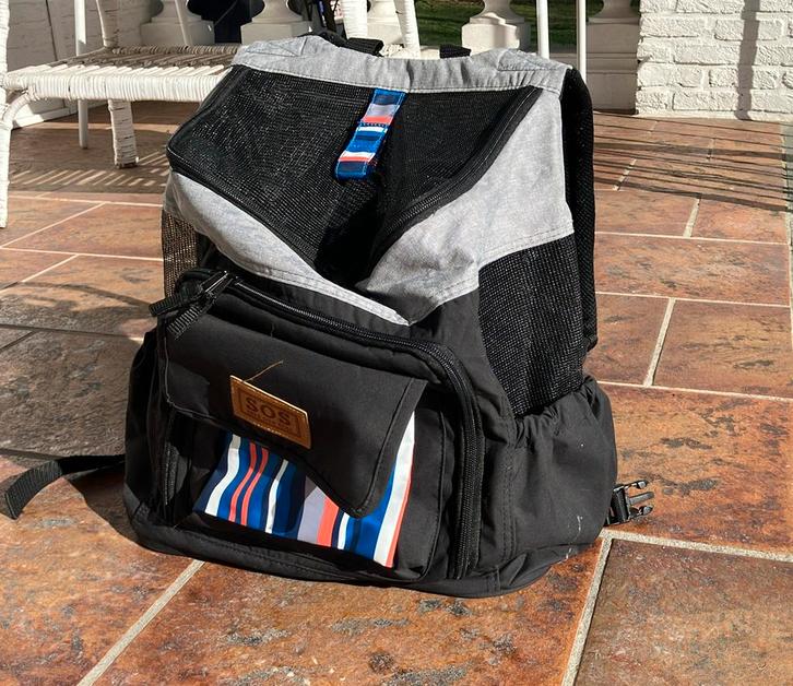 Draagtas / rugzak hond of kat met heupband, Dieren en Toebehoren, Overige Dieren-accessoires, Zo goed als nieuw, Ophalen