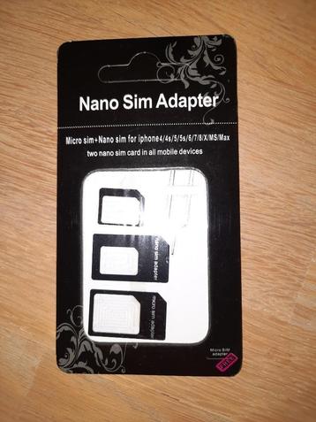 Adaptateur carte SIM NEUF, Télécoms, Enlèvement, Neuf, Carte Sim