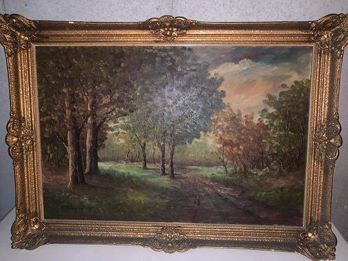 Tableau ancien signé “Rossi”, Antiek en Kunst, Kunst | Schilderijen | Klassiek, Ophalen