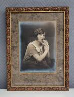 Potrait Vintage "Année Folle"Signé Eugène Gilbert., Enlèvement