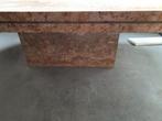 Table  basse avec incrustations en marbre, Ophalen