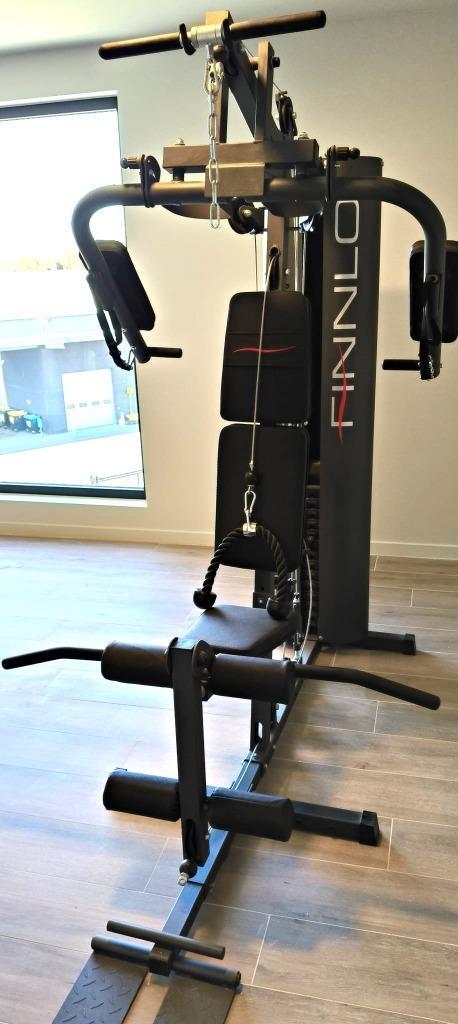 Finnlo Autark 600 Krachtstation (zwart), Sport en Fitness, Fitnessapparatuur, Zo goed als nieuw, Krachtstation, Armen, Benen, Borst