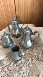 Koffie- en theeservice 95% tin, Antiek en Kunst, Antiek | Tin