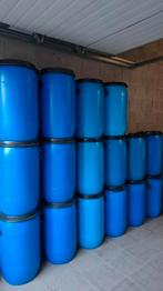 Blauwe tonnetjes in nieuwstaat 60 liter, Minder dan 75 liter, Ophalen, Zo goed als nieuw, Kunststof