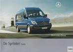 Mercedes-Benz Sprinter Combi 2009 Brochure Nederlands, Ophalen of Verzenden, Gelezen