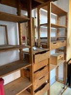 Système etageres tiroirs en pin Bruynzeel 74 elements, Enlèvement, Utilisé