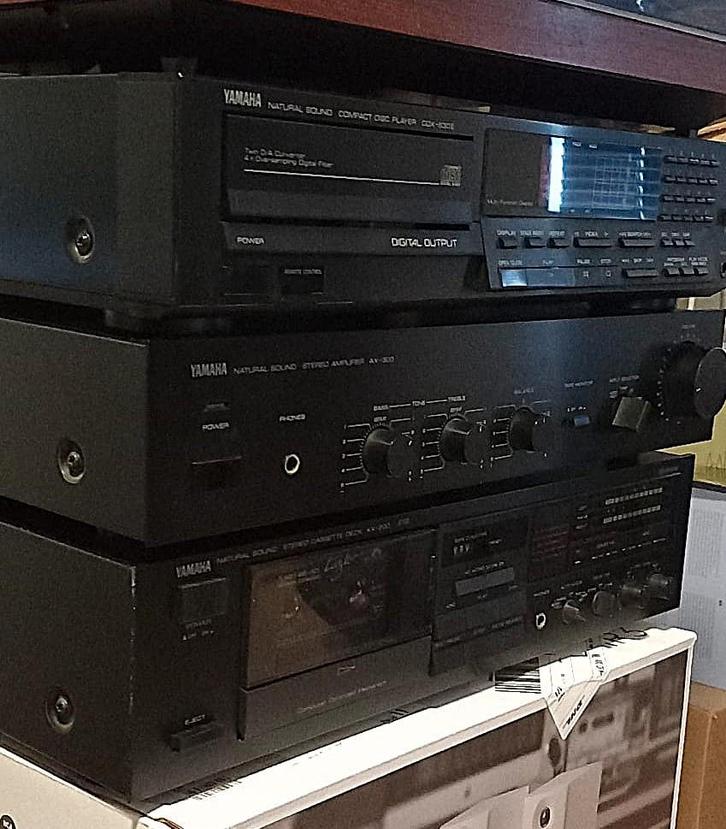 Yamaha Natural Sound stereo audio set, Audio, Tv en Foto, Stereoketens, Gebruikt, Cd-speler, Ophalen