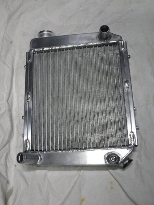 radiator, ALUMINIUM met contact, CLASSIC MINI COOPER, Auto-onderdelen, Airco en Verwarming, Mini, Oldtimer onderdelen, Rover, Universele onderdelen