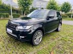 Range Rover Sport 2014 *utilitaire* petite taxe, Auto's, Land Rover, Automaat, Zwart, Zwart, Leder