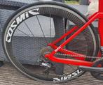 MAVIC COSMIC carbon wielen (50 mm) m/z cassette/bandjes., Fietsen en Brommers, Fietsonderdelen, Ophalen, Racefiets, Wiel