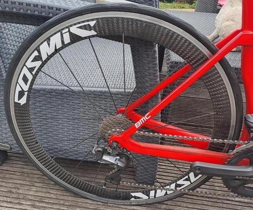 MAVIC COSMIC carbon wielen (50 mm) m/z cassette/bandjes., Fietsen en Brommers, Fietsonderdelen, Racefiets, Wiel, Ophalen