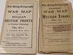The daily telegraph WAR MAP nr 4 en 21, Gelezen, Ophalen of Verzenden