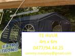 Partytent te huur 4mx6m, 5 tot 8 meter, Ophalen of Verzenden, 4 tot 6 meter, Partytent