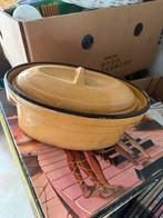 Terrine vintage en grès jaune, Antiek en Kunst, Ophalen