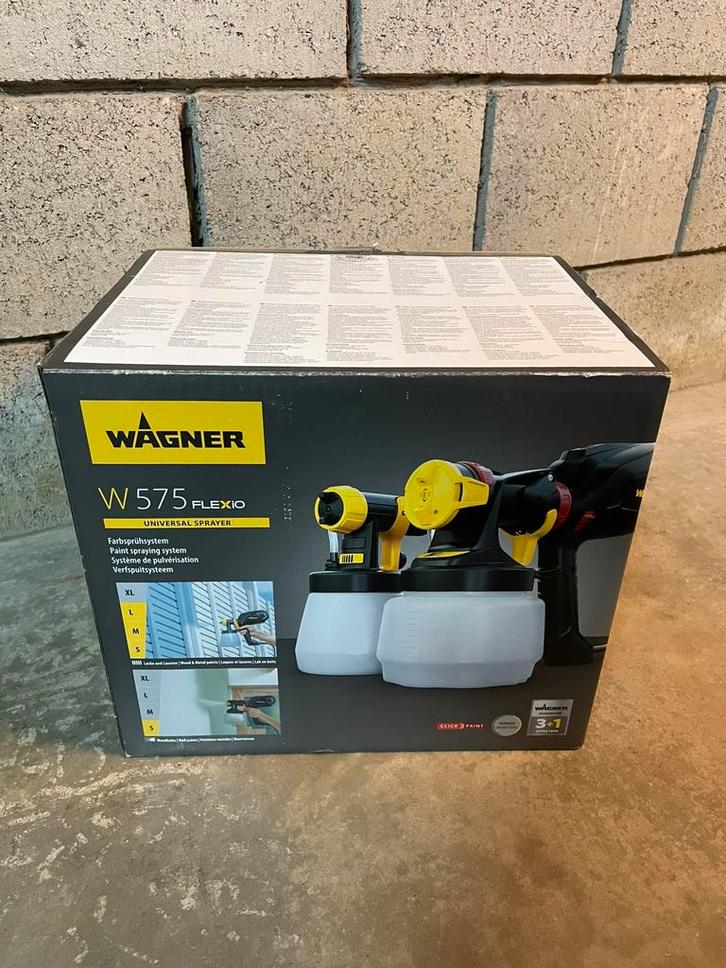 Wagner w575 flexio, Doe-het-zelf en Bouw, Schildersmaterialen, Gebruikt, Verfspuit of Verfpomp, Ophalen of Verzenden