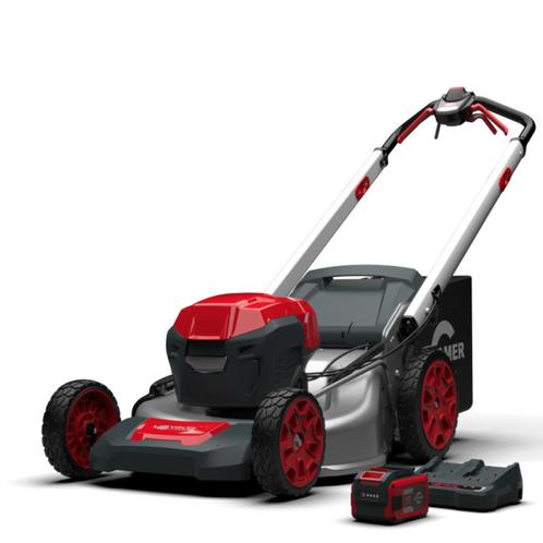 Degelijke grasmaaier op batterie  zelftrekker, Tuin en Terras, Grasmaaiers, Nieuw, Accu-grasmaaier, Cirkelmaaier, Opvangzak, Ophalen