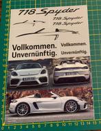 Stickerblad A5 Porsche 718 Spyder, Ophalen of Verzenden, Zo goed als nieuw