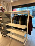Winkelrek Laser Gondola wit met legborden en kledingroedes, Zakelijke goederen, Ophalen