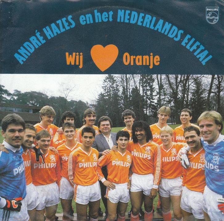 Wij houden van Oranje van André Hazes met Nederlands Elftal, Cd's en Dvd's, Vinyl Singles, Single, Nederlandstalig, 7 inch, Verzenden