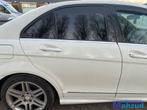 MERCEDES C KLASSE W204 WIT 650 rechts achter deur 2007-2011, Auto-onderdelen, Ophalen of Verzenden, Gebruikt, Mercedes-Benz, Deur