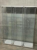 Ikea Detolf vitrinekasten wit, Huis en Inrichting, Ophalen, Zo goed als nieuw, Glas, Met deur(en)